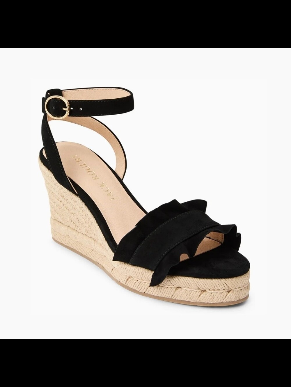 Jack Rogers Rozette Ruffle Wedge - Picture 12 of 12